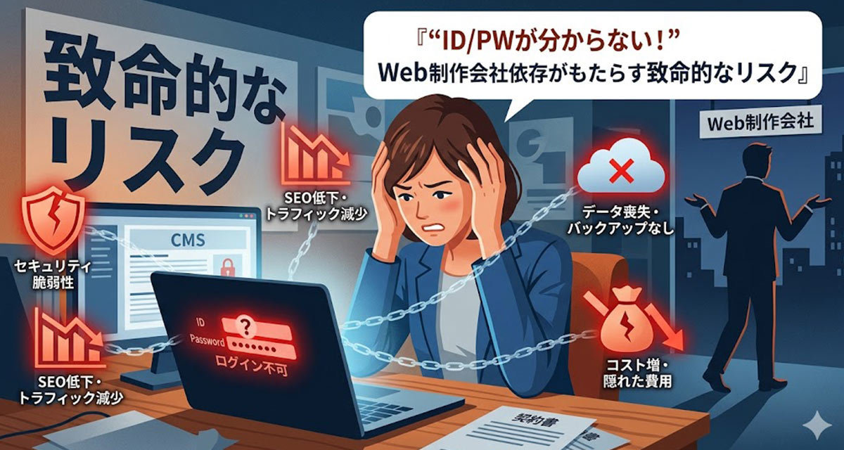 Web制作会社の担当者離職で更新できない時の対処法