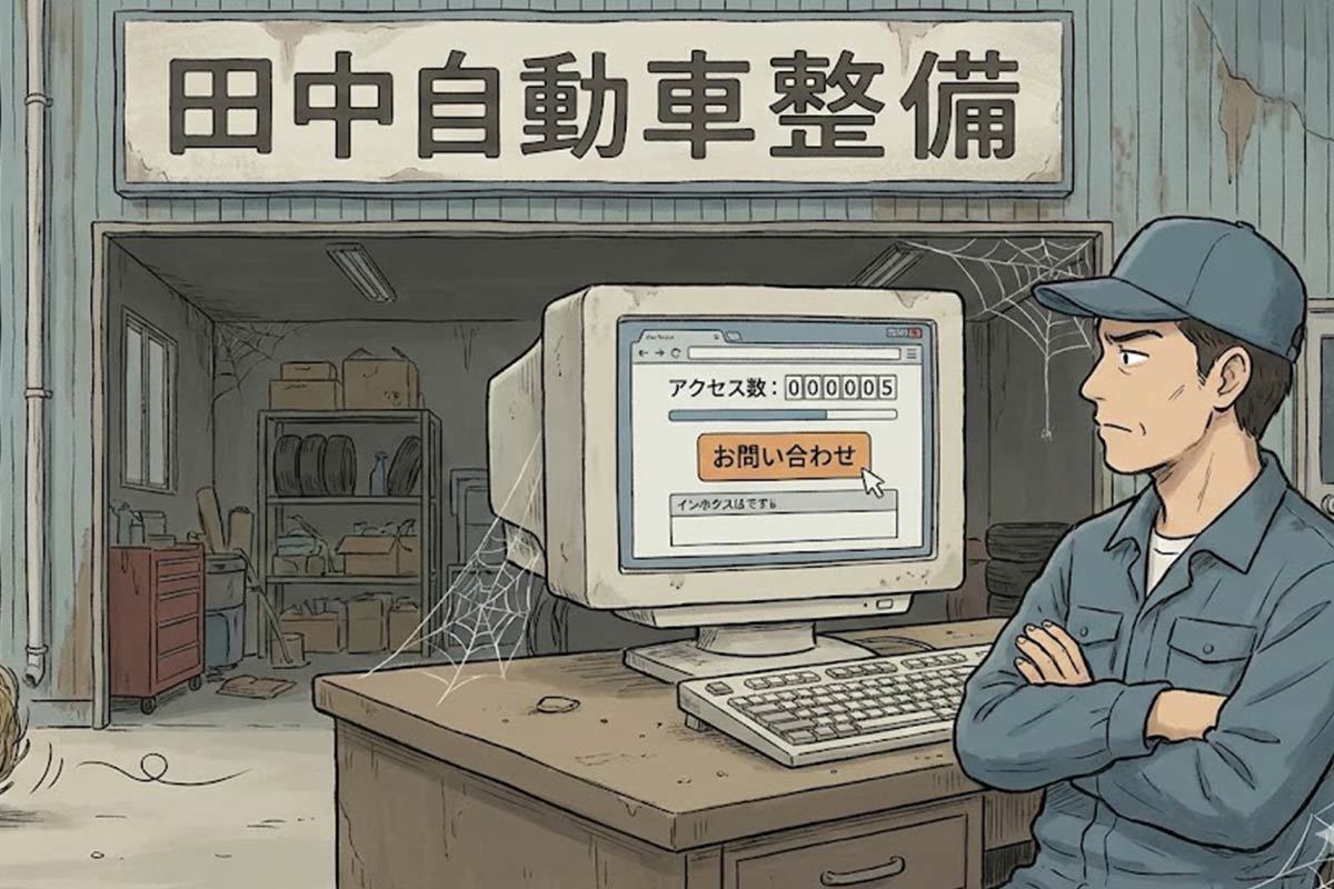 ホームページって作れば勝手に集客してくれるもんじゃないの？