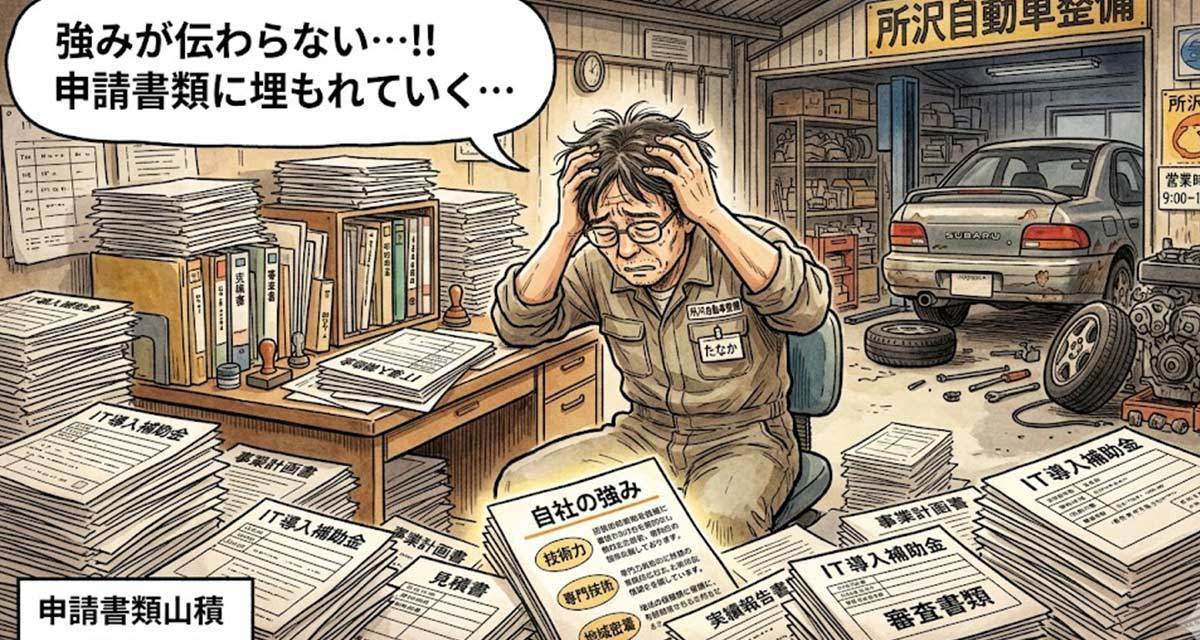 所沢のIT導入補助金不採択原因！落ちる会社の特徴