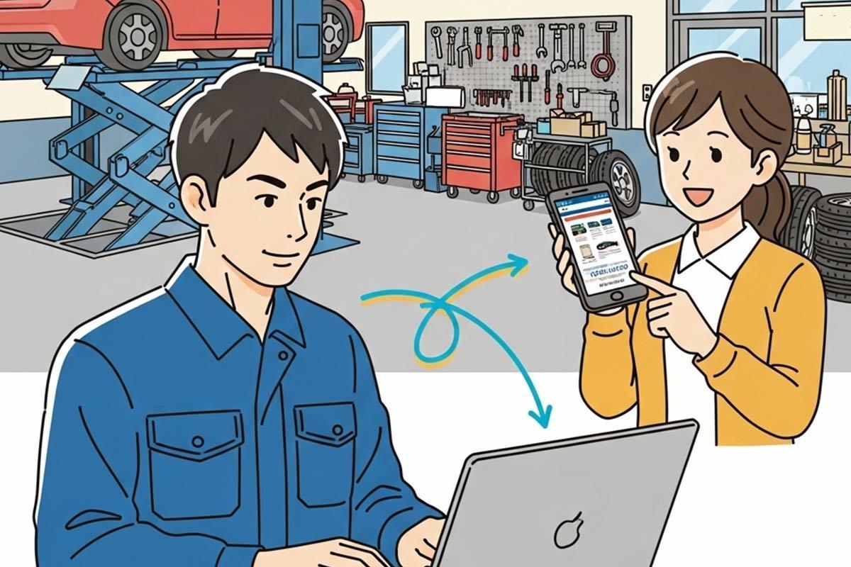 【成功事例】Webの更新だけで月10件以上の問い合わせ！自動車整備工場の事例