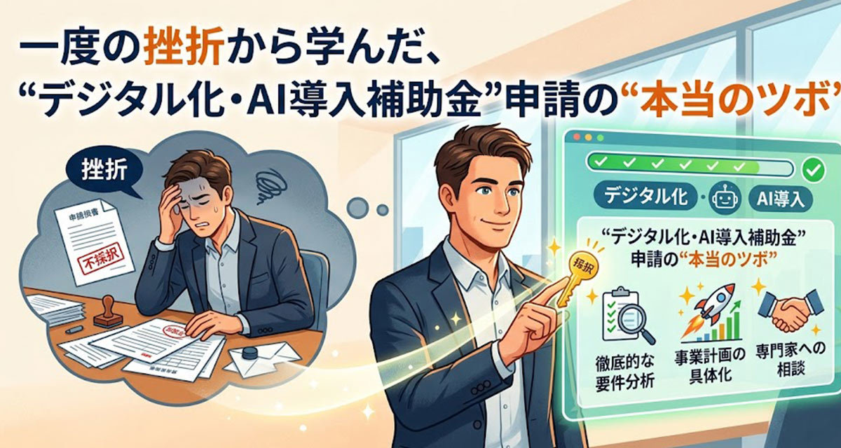 デジタル化・AI導入補助金｜AI活用で自社の「見えないムダ」を削る方法