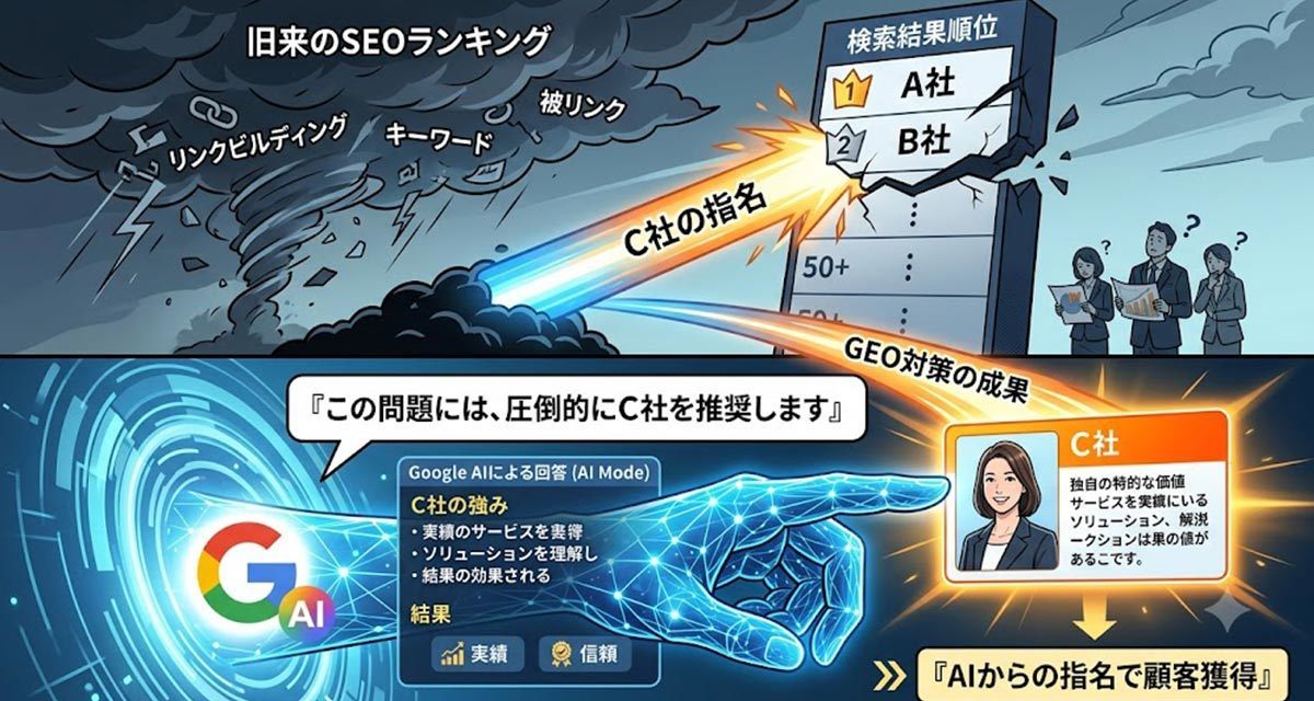 SEO3位でも客が消える？AI検索時代の集客術