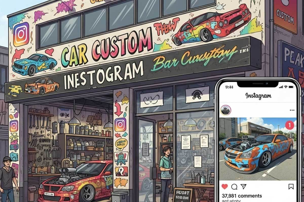 インスタは人気なのに来店が少ない！カスタムショップの集客
