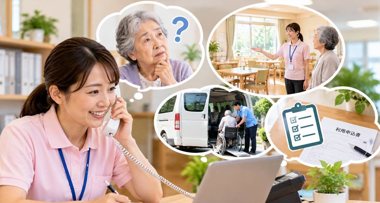サービス内容は書いてある。でも、利用する人の不安に答えていない！（介護事業所の例）