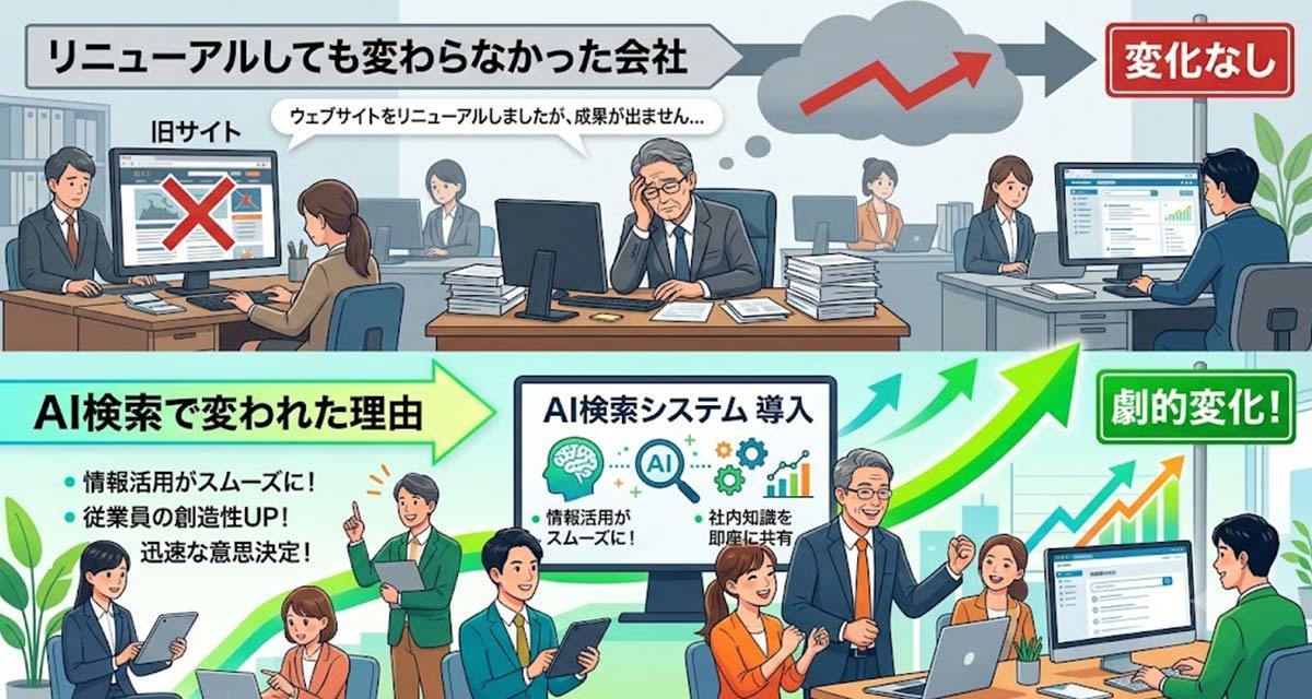 ホームページがあるのにAI検索でに選ばれない理由とは