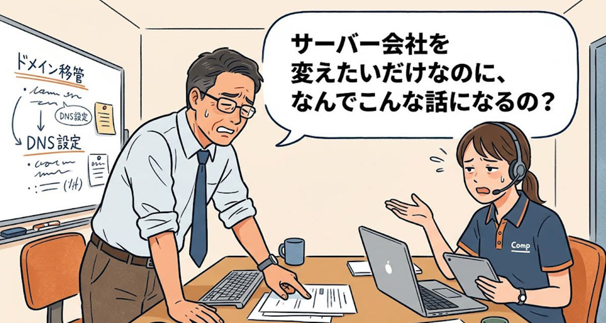 ホームページ移管時に発覚するドメイン名義問題とは？