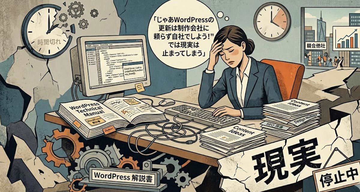 WordPress保守料が高い理由と中小企業が損する構造