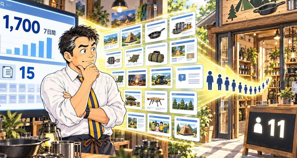 AIには表示された！でも、昨日ホームページを見た人は11人だった