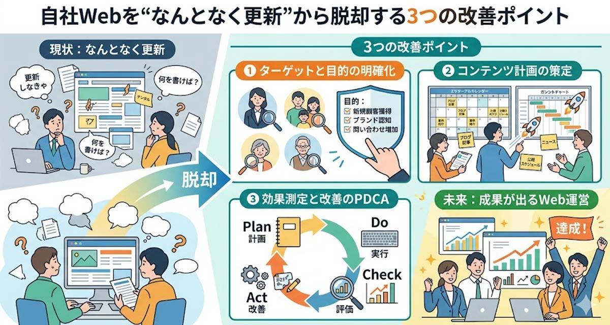 正直な話、Webのアクセス状況なんてほとんど見ていません！