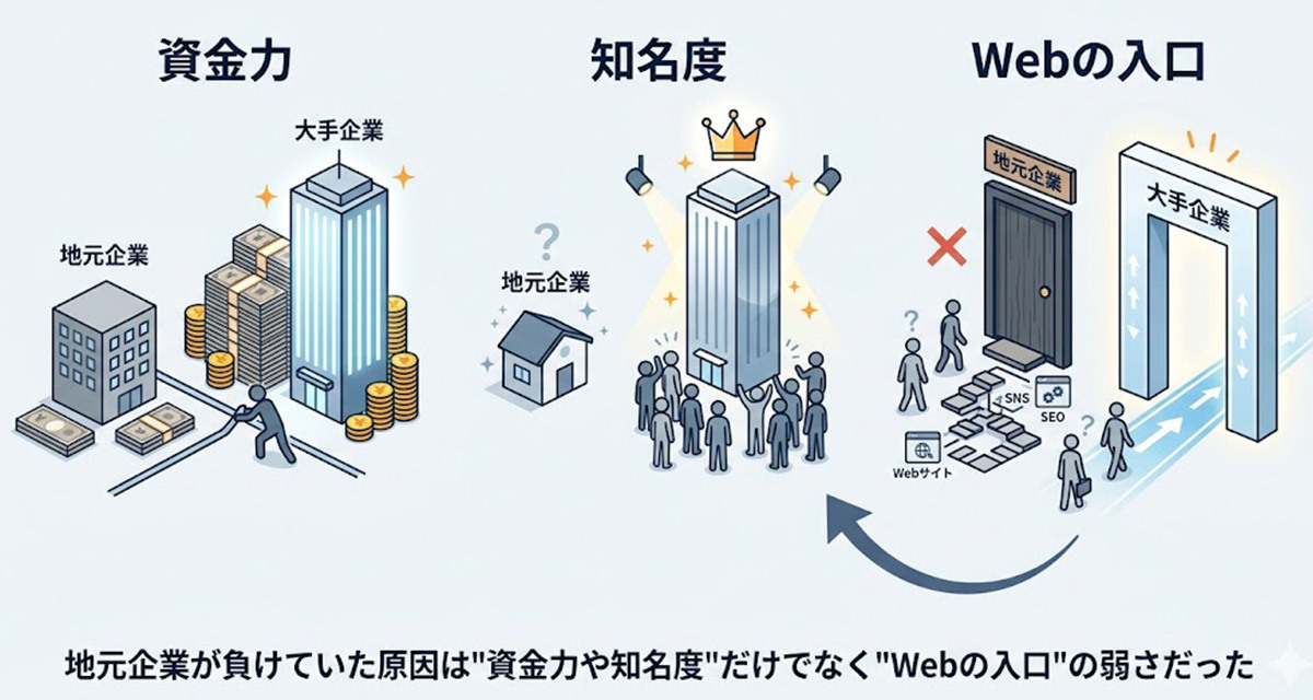 地元企業がWeb集客で負ける本当の理由