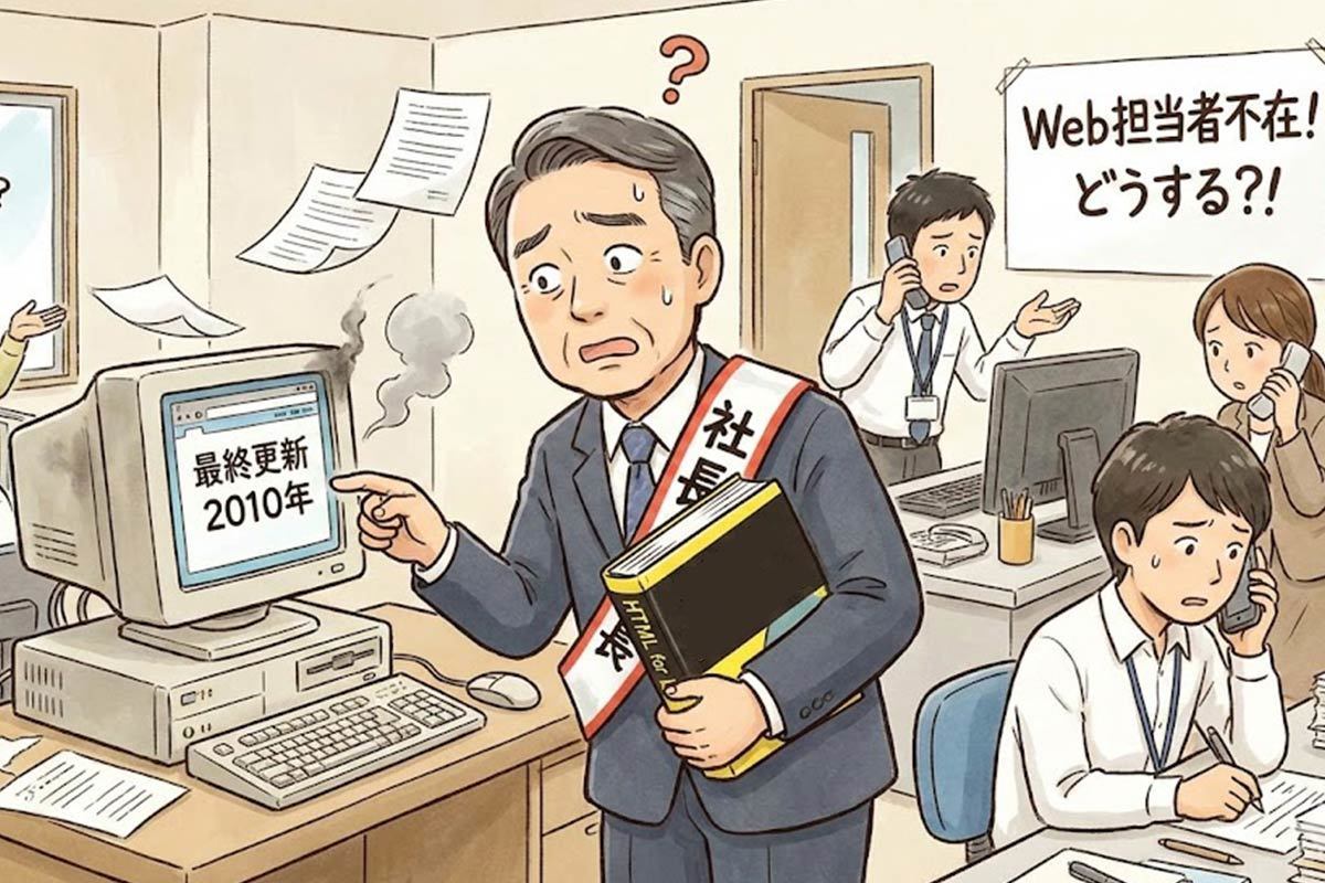 Web担当者がいない会社は、どうやって更新すればいい？
