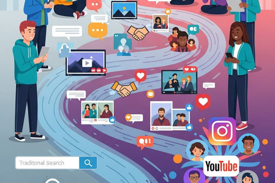 GoogleやSNSだけでなく検索する場所が多様化している