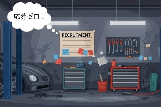 自動車整備工場が採用ページ制作で応募が増えた事例