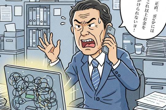 正直、Webにこれ以上お金をかけられない！