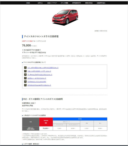 自動車修理,ホームページ制作,所沢市