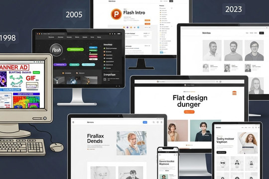 ホームページのデザイン、昔と今で何が変わった？