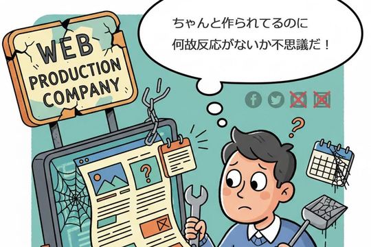 制作会社が作ったWebに何故更新が必要なの？