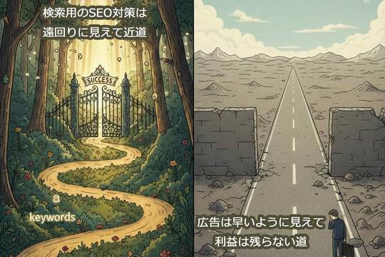 広告に頼らないWebの集客って無理ですか？