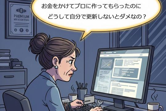 制作会社が作ったWebに何故更新が必要なの？