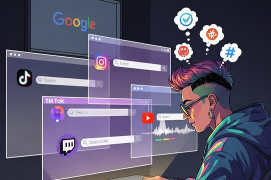GoogleやSNSだけでなく検索する場所が多様化している