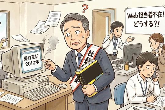 Web担当者がいない会社は、どうやって更新すればいい？